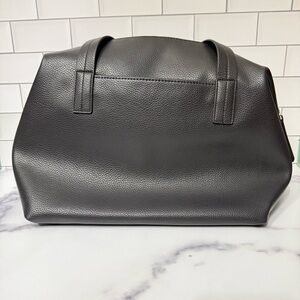 Vera Bradley Outlet Slouchy Satchel in Faux Leather Moonless Night NWT